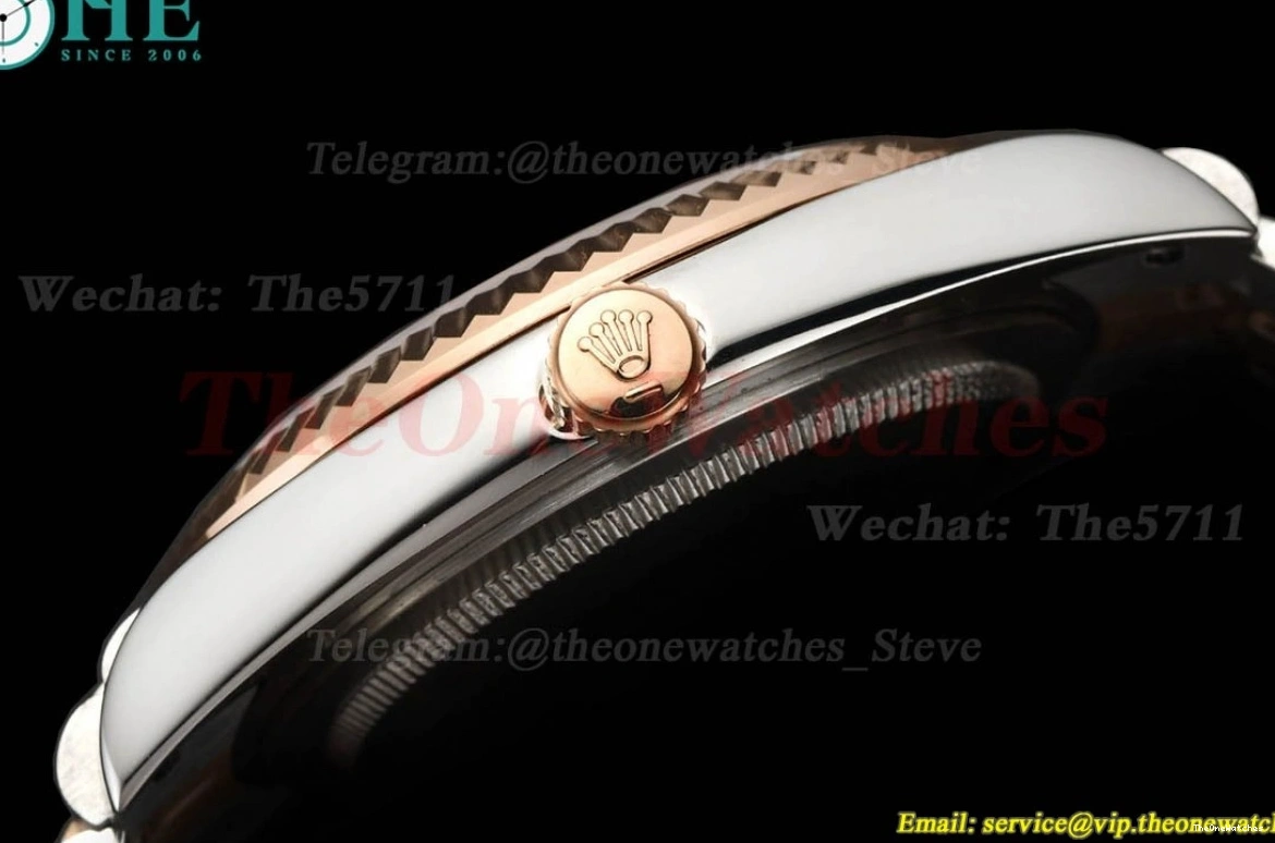 GDF MY8215 Stk RG Datejust 126331 41mm SS Jub Gold 0112